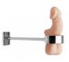 Locking Mounted CBT Scrotum Cuff With Bar Sex Toy Product Image 1