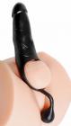 Stuffer Cock Sheath With Anal Ball Black Sex Toy Product