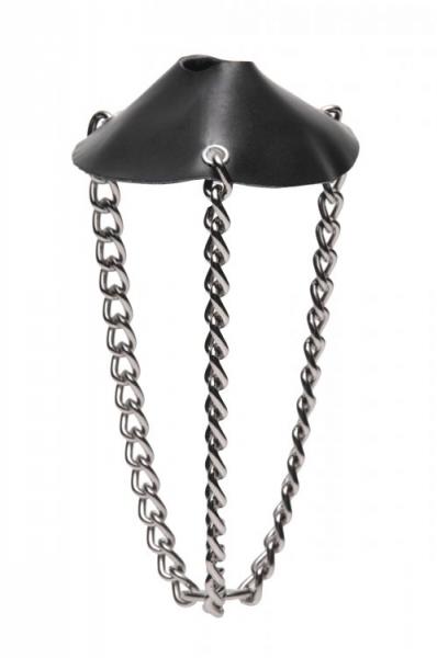 Leather Parachute Ball Stretcher Sex Toy Product