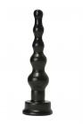 Anal Silicone Jiggler Black Sex Toy Product