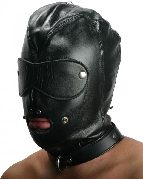 Strict Leather Premium Locking Slave Hood- Small Sex Toy Product