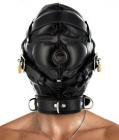 Strict Leather Sensory Deprivation Hood- M/L Sex Toy Product