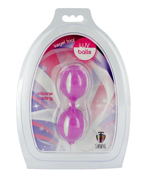 Silicone Luvballs - Purple Sex Toy Product