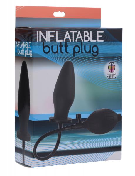 Inflatable Butt Plug Black Sex Toy Product