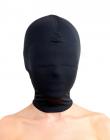 Strict Leather Spandex Black Hood Sex Toy Product