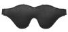 Strict Leather Black Fleece Lined Blindfold Sex Toy Product Image 2