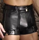 Strict Leather Chastity Shorts 31 Inches Waist Sex Toy Product