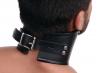 Strict Leather Locking Posture Collar- Large Sex Toy Product Image 3
