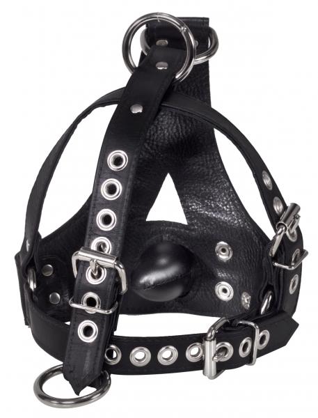 Strict Leather Bishop Head Harness With Removable Gag Sex Toy Product