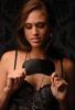 Le Boheme Satin Blindfold - Black Sex Toy Product Image 2