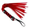Short Suede Flogger - Red Sex Toy Product Image 1