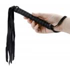 Cat Tails Suede Hand Flogger Black Sex Toy Product