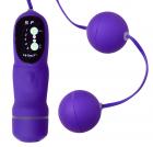 5 Function Purple Vibrating Pleasure Beads Sex Toy Product