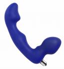 Blue Silicone Anal Dildo With Bullet Vibe Bulk Sex Toy Product