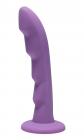 Bumpy Purple Silicone Strap On Harness Dildo Sex Toy Product