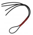 Heavy Duty Silicone Flogger Black Sex Toy Product