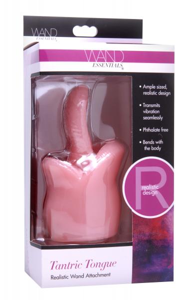 Tantric Tongue Realistic Oral Sex Wand Attachment Sex Toy Product
