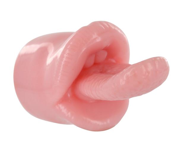 Tantric Tongue Realistic Oral Sex Wand Attachment Sex Toy Product