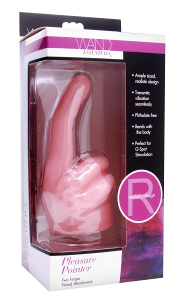 Pleasure Pointer Two Finger Wand Attachment Sex Toy Product