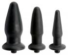 Trinity Silicone Vibrating Butt Plug Kit Sex Toy Product