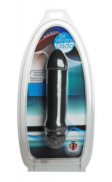Multi Rhythm 5x Mode Vibrating Silicone Dildo Sex Toy Product