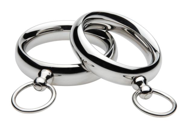 The O-Ring Stainless Steel Heavyweight Cock Ring 1.95 Inches  Sex Toy Product