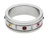 Multi-Colored Gem Accented Cock Ring 1.95 Inches Sex Toy Product Image 1
