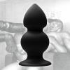 Tom Of Finland Weighted Silicone Anal Plug Black Sex Toy Product Image 3
