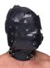 Strict Bondage Hood With Penis Gag O/S Black Sex Toy Product Image 2