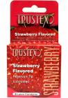 Trustex Condom Strawberry Flavored Lurbricated Sex Toy Product