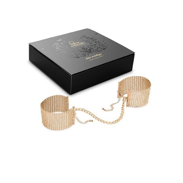 Desir Metallique Handcuffs Gold Sex Toy Product