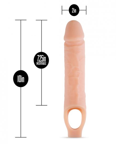 Performance Plus 10 inches Cock Sheath Penis Extender Beige Image 2