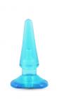 Basic Anal Pleaser Blue Butt Plug Sex Toy Product