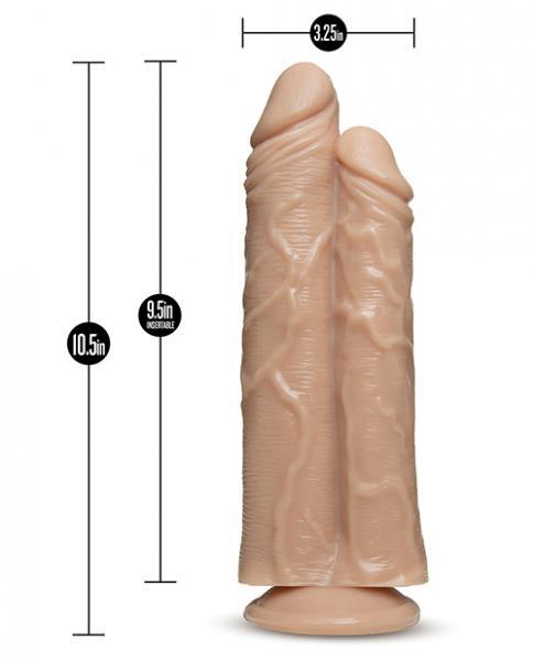 Dr Skin Dr Double Stuffed Double Dildo Beige Sex Toy Product