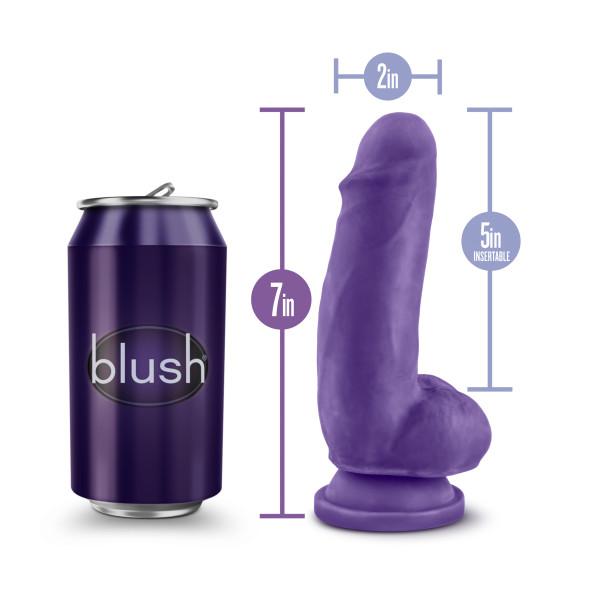 Au Naturel Bold Beefy 7 inches Dildo Purple Sex Toy Product