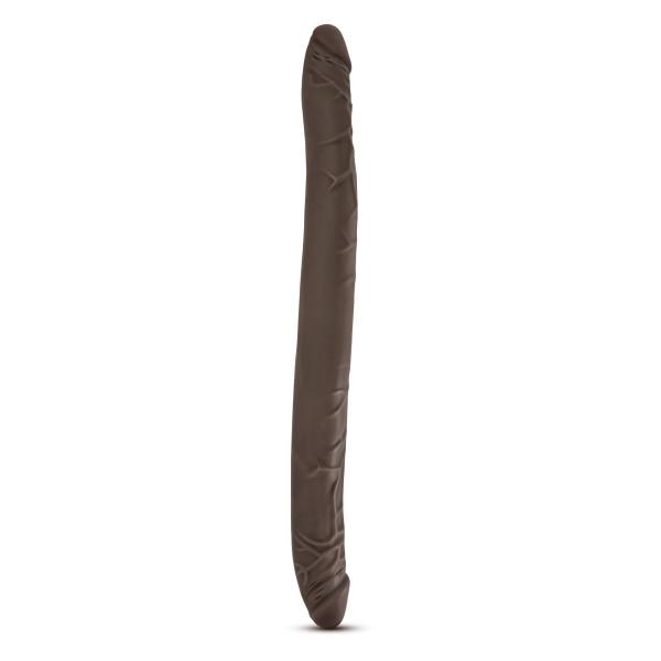 Dr Skin 16 inches Double Dildo Chocolate Brown Sex Toy Product