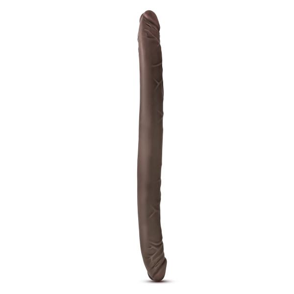 Dr Skin 16 inches Double Dildo Chocolate Brown Sex Toy Product