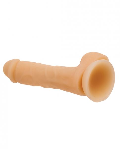 Addiction David 8 inches Bendable Beige Silicone Dong, alternate view 4