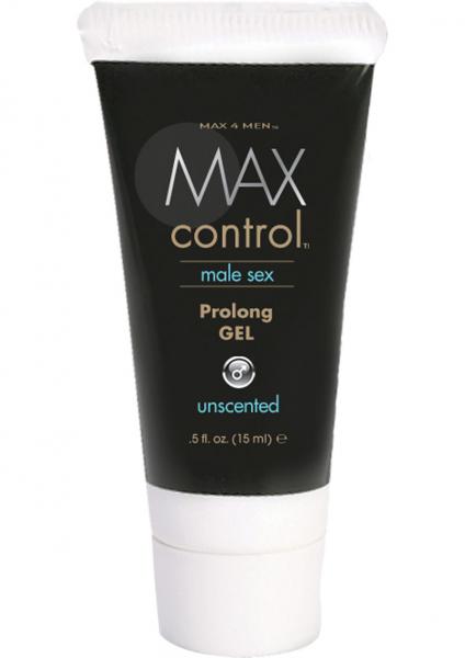 Max 4 Men Max Control Male Sex Prolong Gel Unscented 0.5 Ounce Sex Toy Product