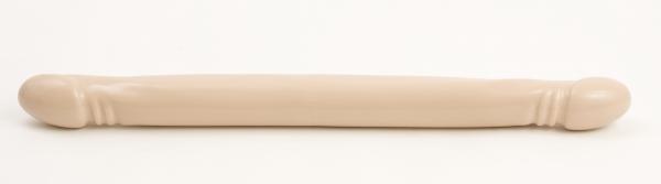 Smooth Double Header Beige Sex Toy Product