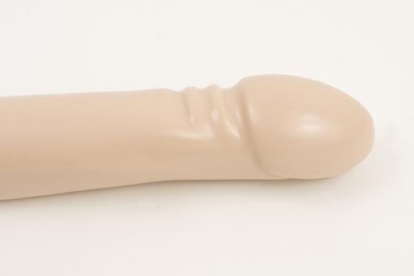 Smooth Double Header Beige Sex Toy Product