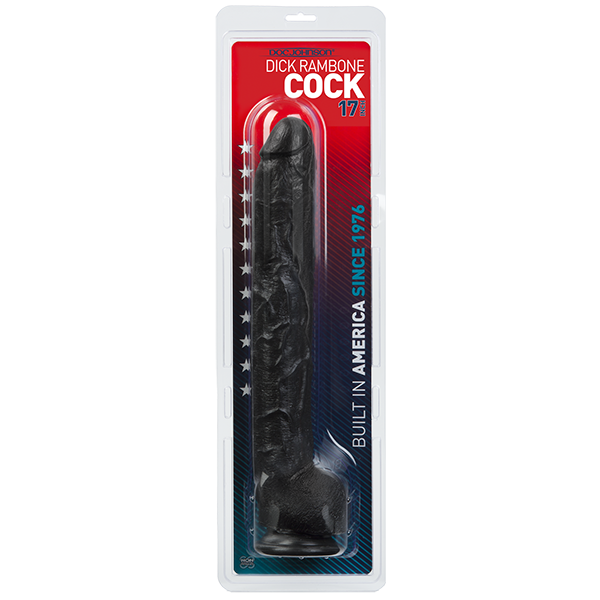 Dick Rambone 16.7 inches Dong Black Sex Toy Product
