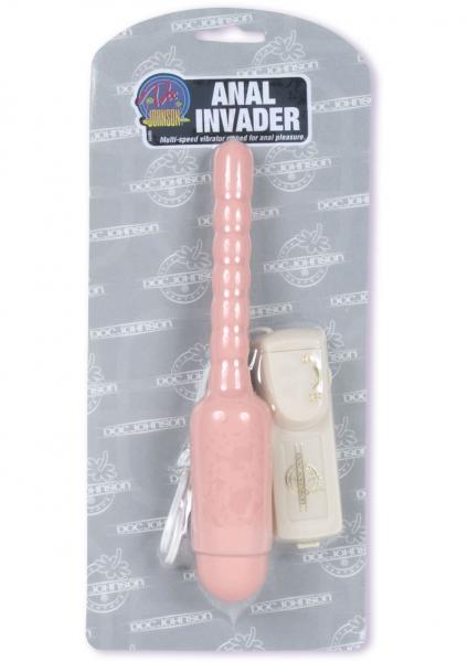 Anal Invader Vibrator 8 Inch Flesh Sex Toy Product