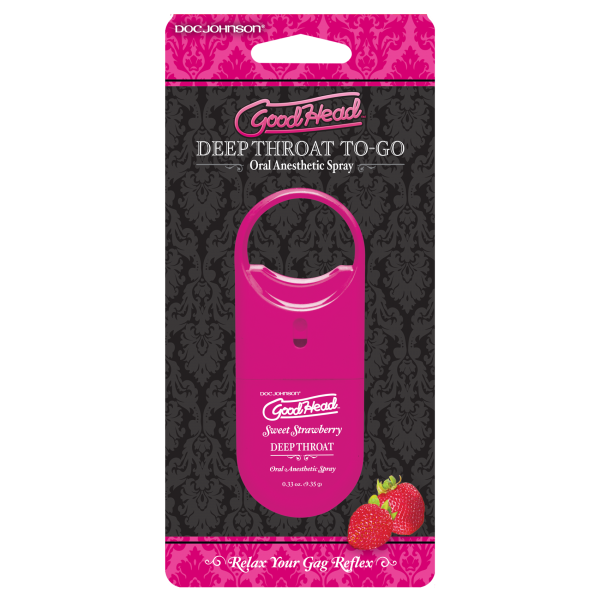 Goodhead Deep Throat To Go Strawberry Spray Sex Toy Product