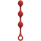 Kink Weighted Silicone Anal Balls Red Sex Toy Product
