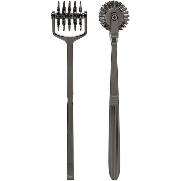 Kink Spike Pinwheel 5 Wheels Gun Metal Black Sex Toy Product