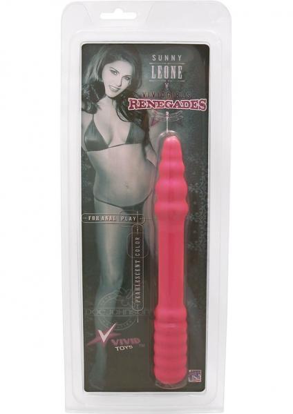 Vivid Girl Renegades Sunny Leone Anal Probe Pink Sex Toy Product