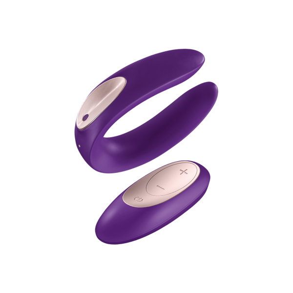 Partner Plus with Remote Purple Vibrator Sex Toy Product