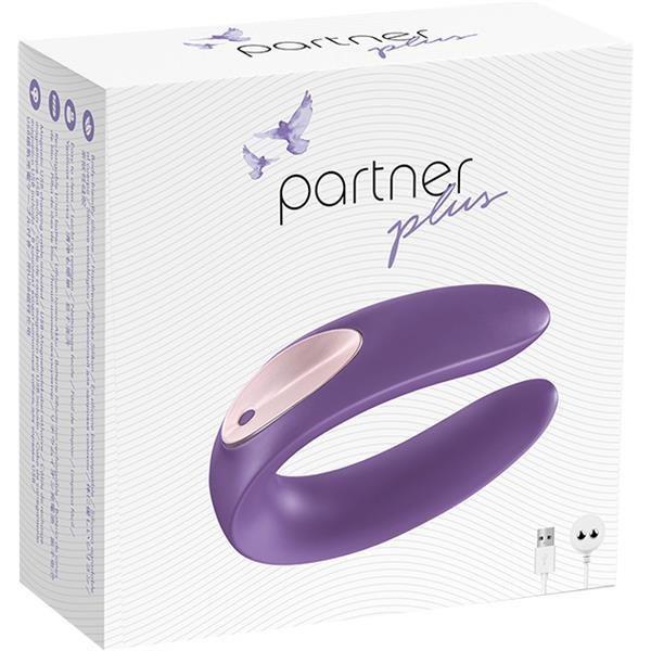 Partner Plus with Remote Purple Vibrator Sex Toy Product