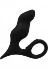 Adam's Silicone Prostate Massager Waterproof Black